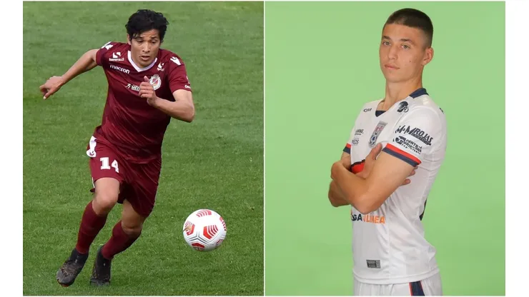 Matías Fernández le regala la camiseta a Matías Colossi