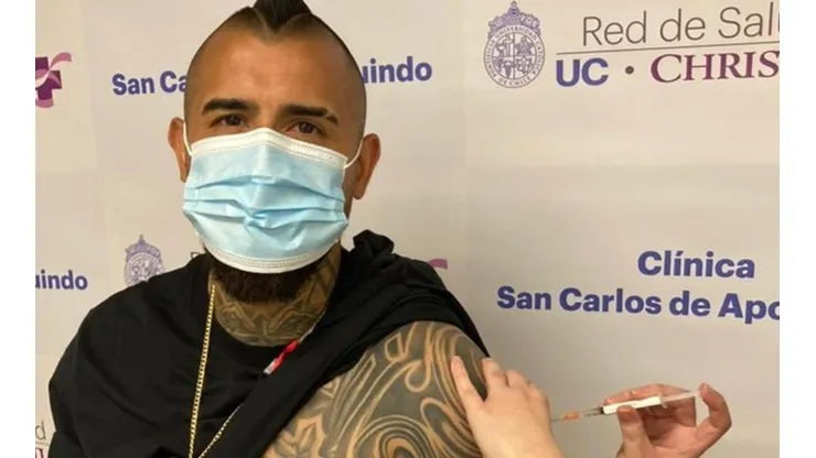 El Rey recibió su primera dosis