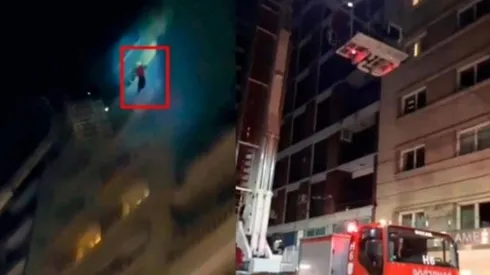 La dramática situación que vivieron los jugadores de Rentistas | Foto: captura TyC