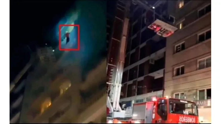 La dramática situación que vivieron los jugadores de Rentistas | Foto: captura TyC