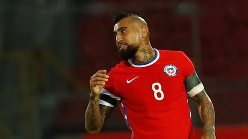 Arturo Vidal se integra a los trabajos de la selección chilena.