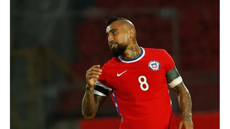 Arturo Vidal se integra a los trabajos de la selección chilena.