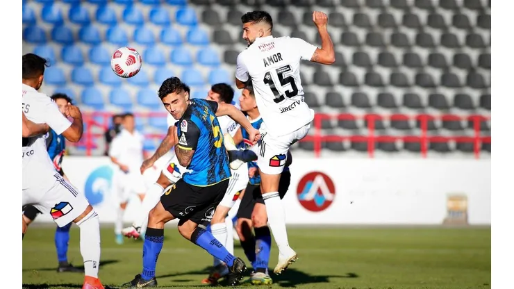 El debut de Emiliano Amor en Colo Colo | Foto: Colo Colo Oficial.