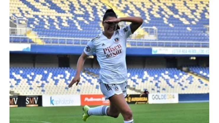 La goleadora está feliz en Colo Colo