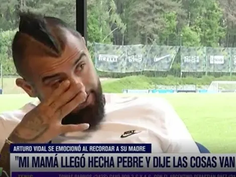 Arturo Vidal llora de emoción al recordar a su guerrera madre