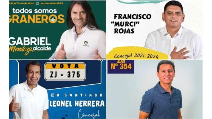 Los ex Colo Colo que presentaron sus candidaturas.