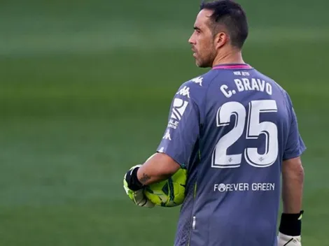 Claudio Bravo fue un mero espectador en la victoria del Real Betis ante Huesca