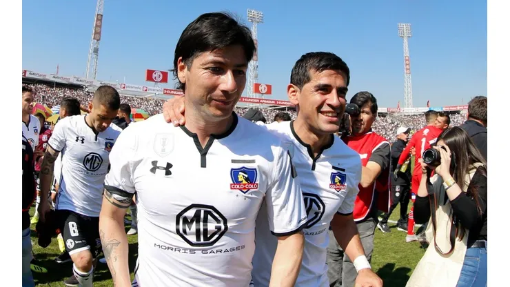 Jaime Valdés y Julio Barroso en el Superclásico del 2018.