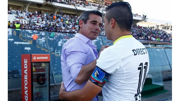 Miguel Ramírez junto a Gonzalo Fierro, con quien compartió en Colo Colo.