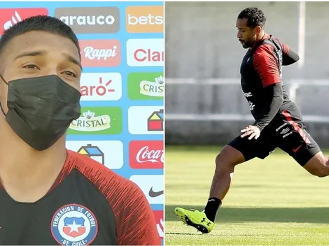 El apoyo de Beausejour a Daniel Gutiérrez en la Roja