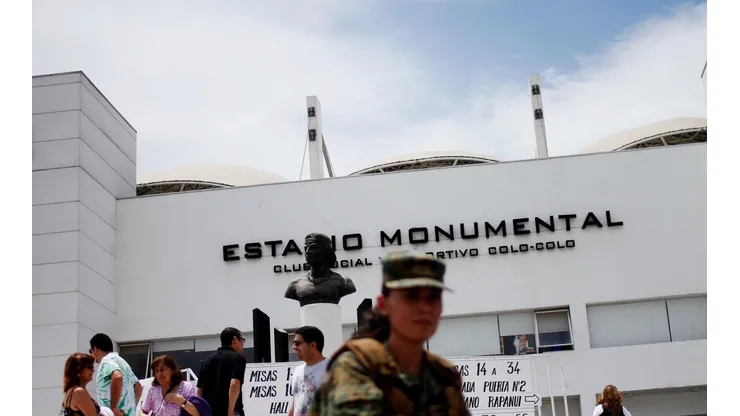 El estadio Monumental será sede de votación en la comuna de Macul | Foto: Agencia Uno