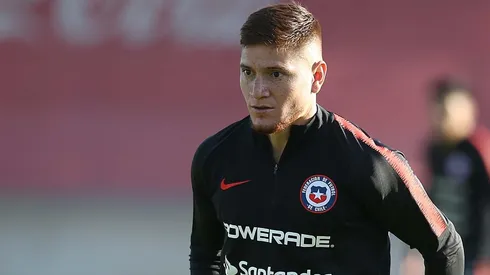 Colo Gil en su primer paso por la selección chilena.