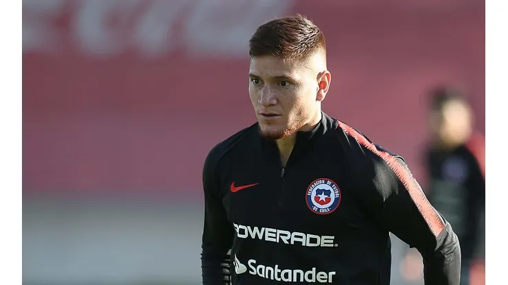 Colo Gil en su primer paso por la selección chilena.