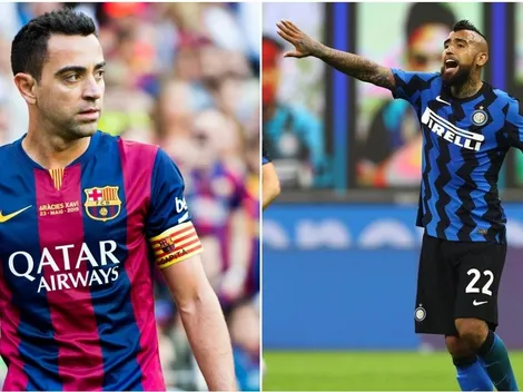 Xavi sobre Vidal: "Es de los mejores centrocampistas de la década"