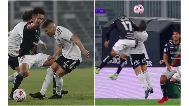 Leo Gil no aguantó la inoperancia de los árbitros ante Palestino.
