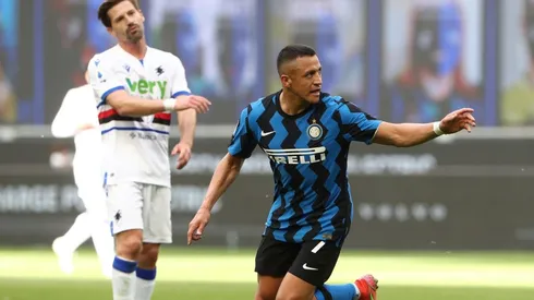 Alexis Sánchez es la figura del triunfo parcial del Inter.