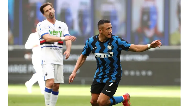 Alexis Sánchez es la figura del triunfo parcial del Inter.