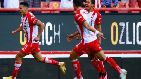 Juan Delgado y su gol en Necaxa