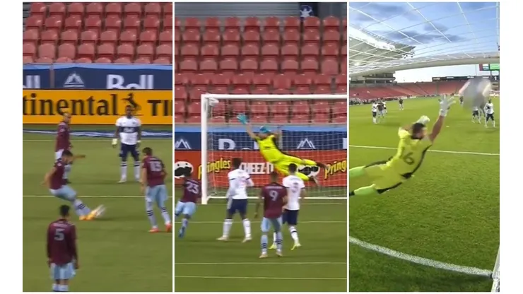 Diego Rubio colocó la pelota en un rincón imposible.