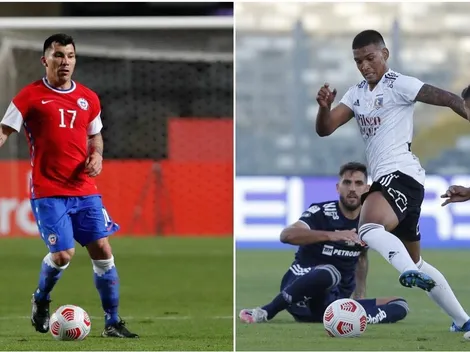 Gary Medel llena de flores a Daniel Gutiérrez