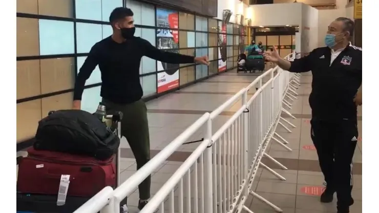 Emiliano Amor ya está en suelo chileno.