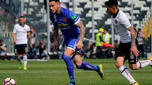 Pinilla anotó un tanto en su último Superclásico ante Colo Colo en el Monumental.
