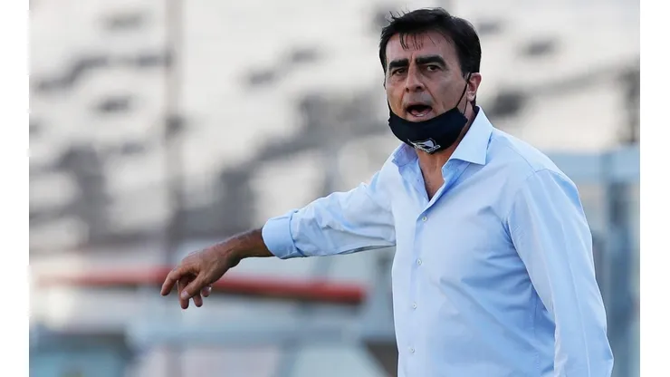 Quinteros enfrentó los micrófonos en el Monumental.