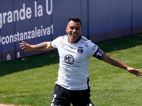 Esteban Paredes saluda a Colo Colo en su aniversario