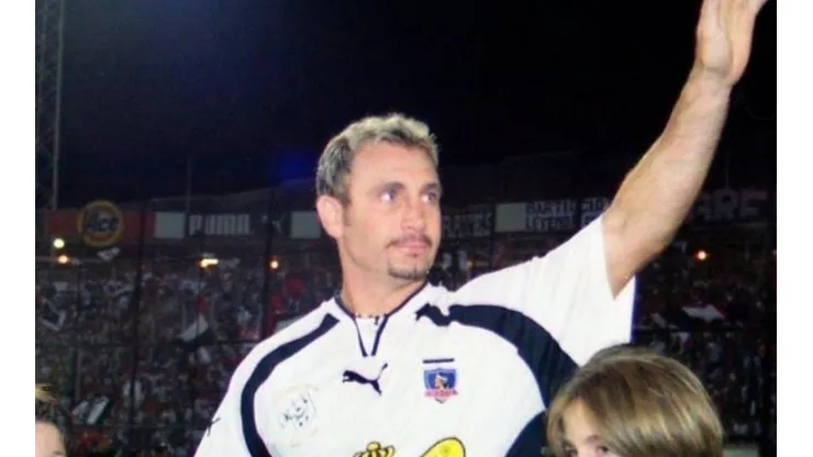 Marcelo Barticciotto se emocionó en el aniversario de Colo Colo.