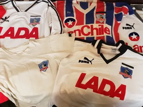 La historia de Colo Colo en camisetas