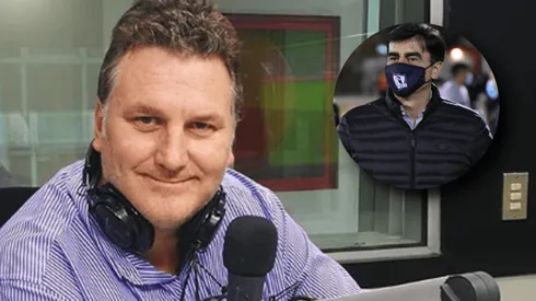 Luka Tudor en picada con Gustavo Quinteros