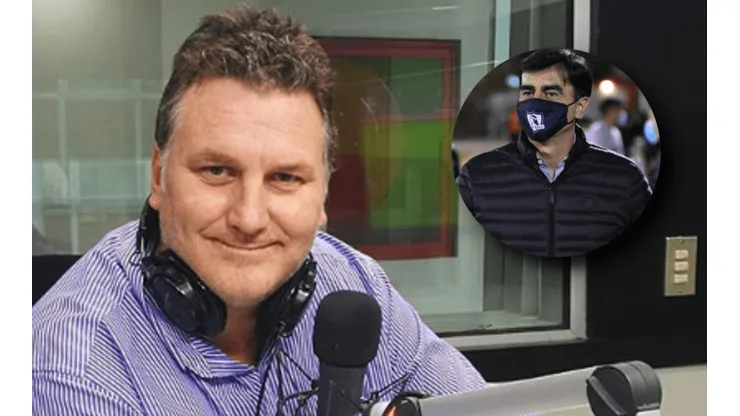 Luka Tudor en picada con Gustavo Quinteros