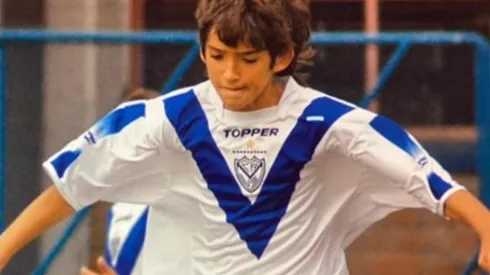 Emiliano Amor se formó en Vélez Sarsfield | Foto: Instagram @emilianoamor