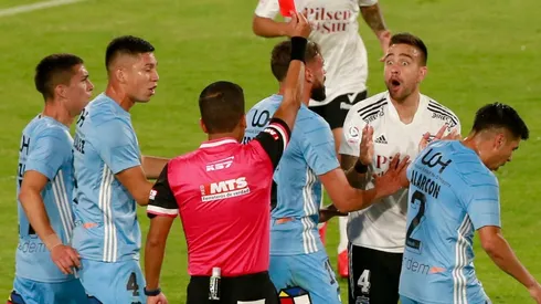 Matías Zaldivia fue expulsado ante O'Higgins | Foto: Agencia Uno