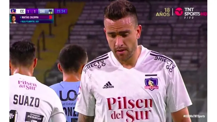 Matías Zaldivia es expulsado