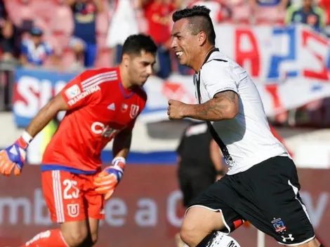 El coquetón saludo de Esteban Paredes a Johnny Herrera