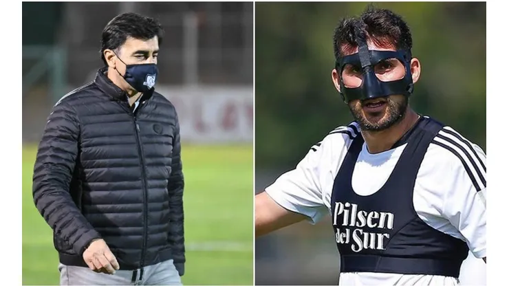 Cesar Fuentes entrena como titular en Colo Colo para enfrentar a O'higgins | Fotos: Agencia Uno y Colo Colo Oficial