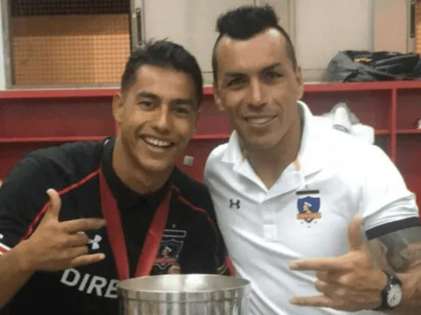 Esteban Paredes y su lado de "papá chocho" por el doblete de Morales