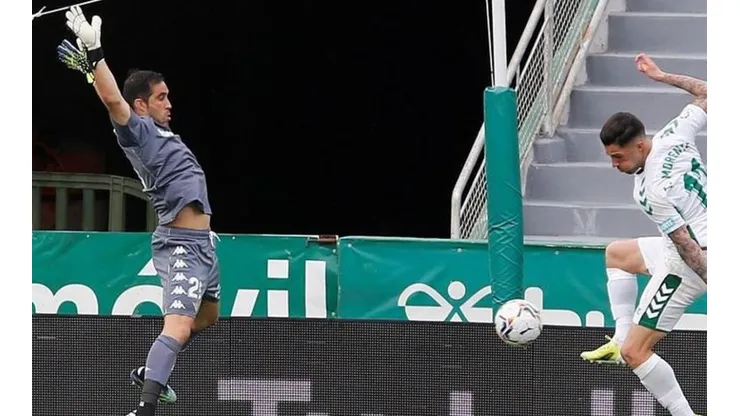 Capitán fue titular en el empate ante Elche