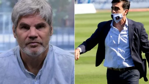 Juan Cristobal Guarello en picada con Gustavo Quinteros