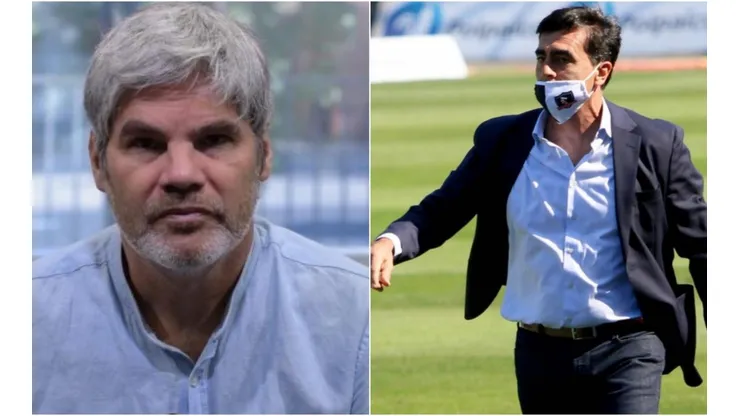 Juan Cristobal Guarello en picada con Gustavo Quinteros