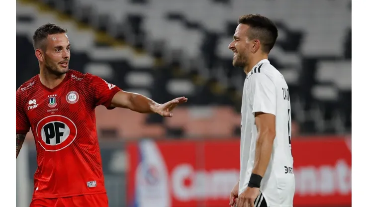 Matías Zaldivia junto a Octavio Rivero, con quien compartió en Colo Colo.