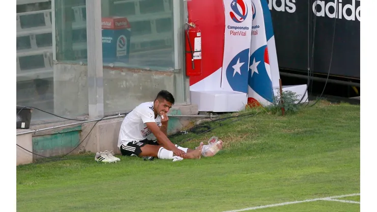 Felipe Campos salió lesionado