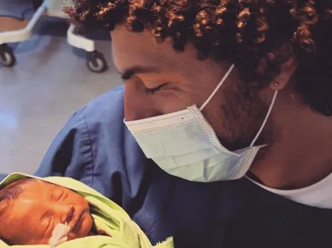 Maxi Falcón ya tiene en sus brazos a su hijo Domingo