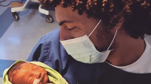 El Peluca junto a su hijo, Domingo.