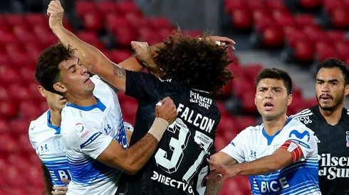 Maxi Falcón tuvo su minuto de descontrol ante la UC.