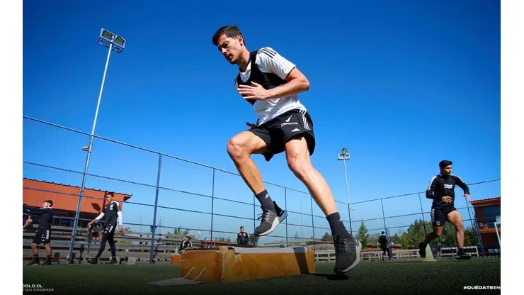 Miiko Albornoz en la pretemporada | Foto: Sebastián Órdenes, Colo Colo Oficial.