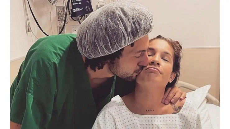 Maximiliano Falcón fue papá