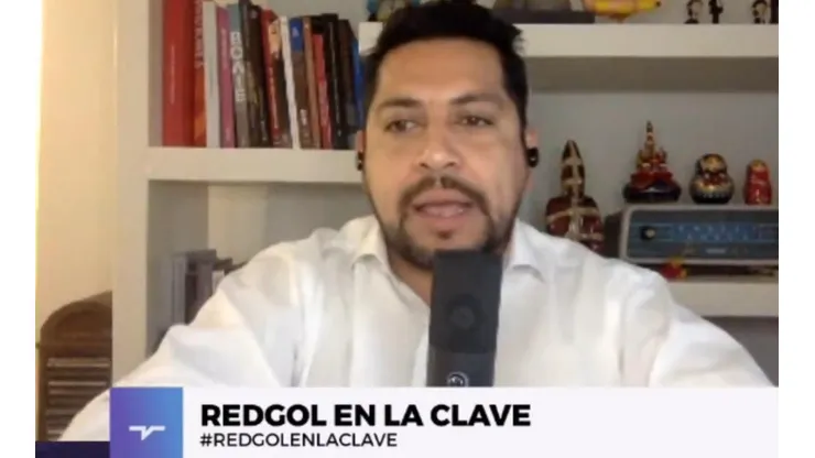 Rodrigo Herrera periodista Redgol en La Clave | Foto: captura