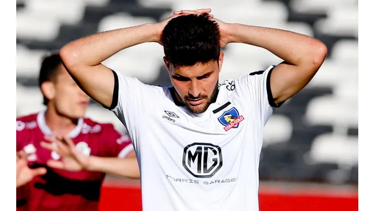 Nicolás Blandi cortado en Colo Colo